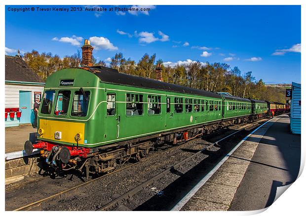 Grosmont Station Print by Trevor Kersley RIP