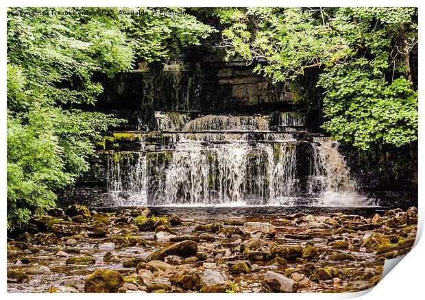 Cotter Force Yorks Dales Print by Trevor Kersley RIP