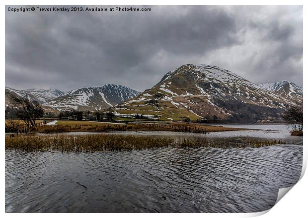 Brothers Water Lake District Print by Trevor Kersley RIP