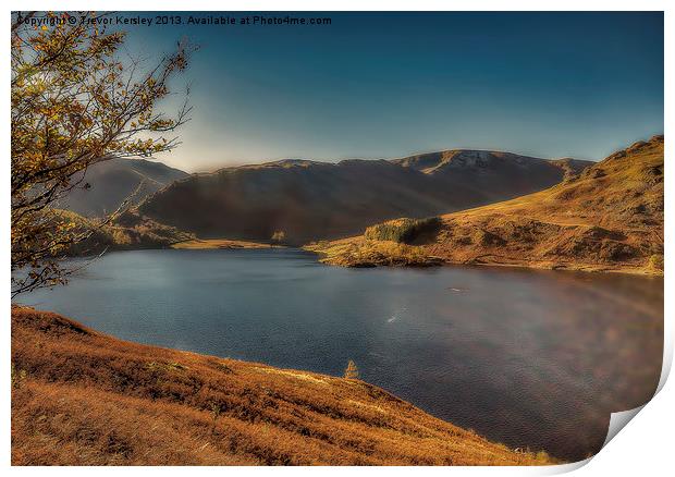 Autumn at Haweswater Print by Trevor Kersley RIP