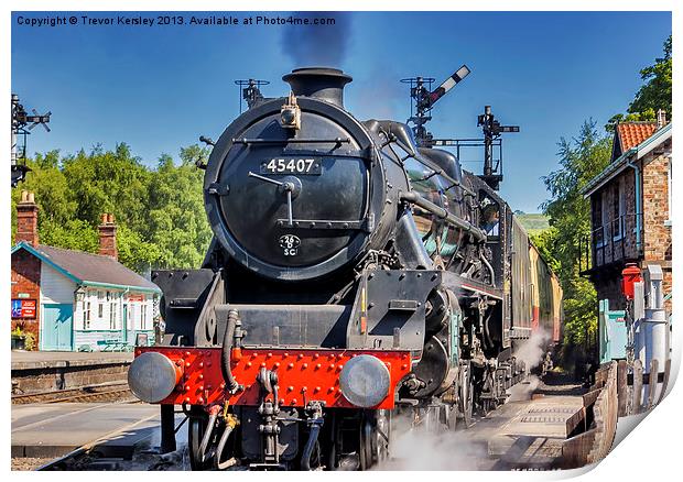 The Age of Steam Print by Trevor Kersley RIP