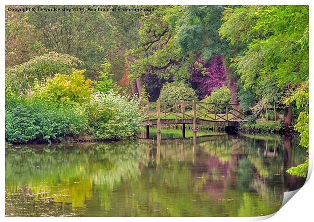 Kates Bridge Print by Trevor Kersley RIP