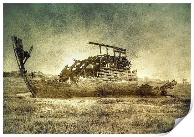 Abandoned Print by Trevor Kersley RIP