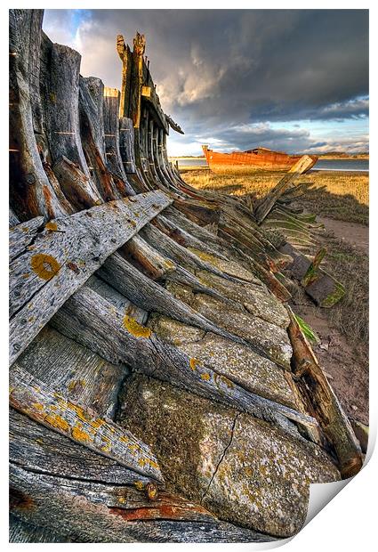 The Carcass, River Wyre Print by Jason Connolly