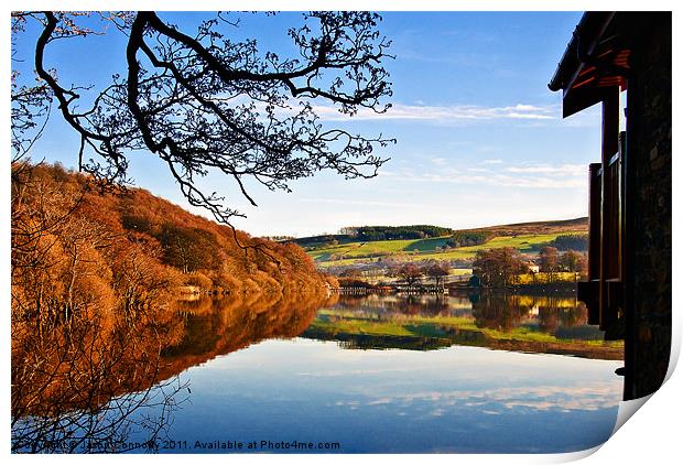 Pooley Bridge Reflections Print by Jason Connolly
