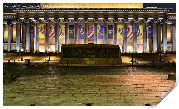 St George's Hall, Liverpool Print by Jason Connolly