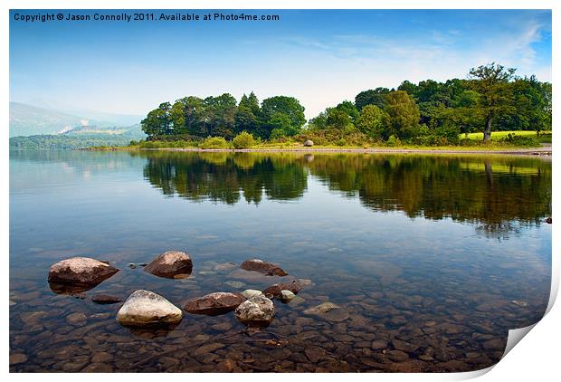 Derwentwater Print by Jason Connolly