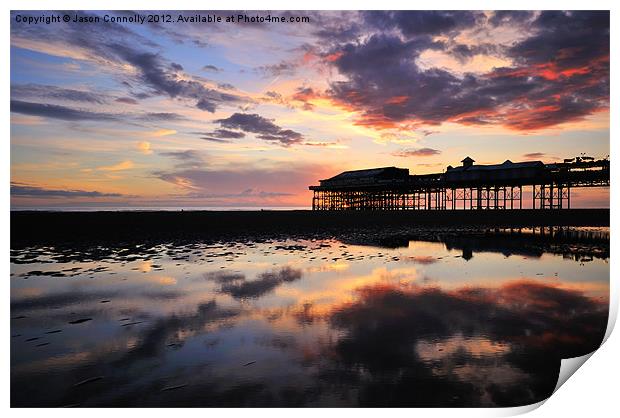 Blackpool Colours Print by Jason Connolly