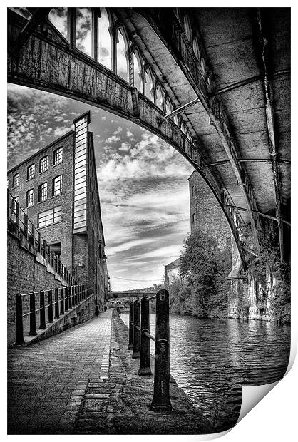 Rochdale canal, Manchester Print by Jason Connolly