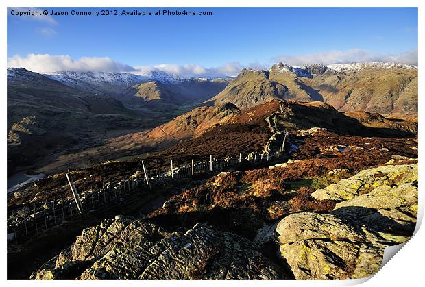 Langdales Print by Jason Connolly