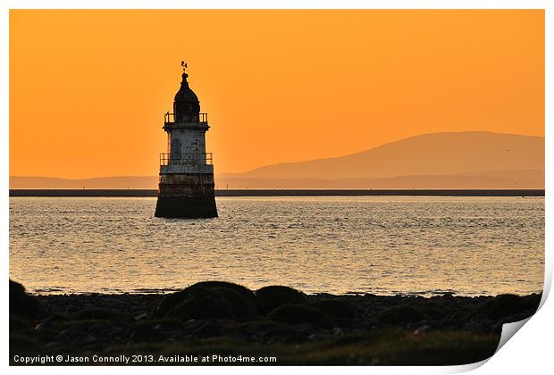 Sunset At Plover Scar Print by Jason Connolly