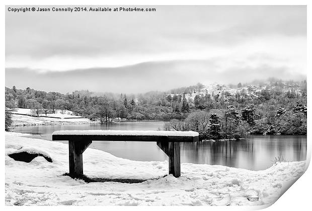 The Rydalwater Bench Print by Jason Connolly