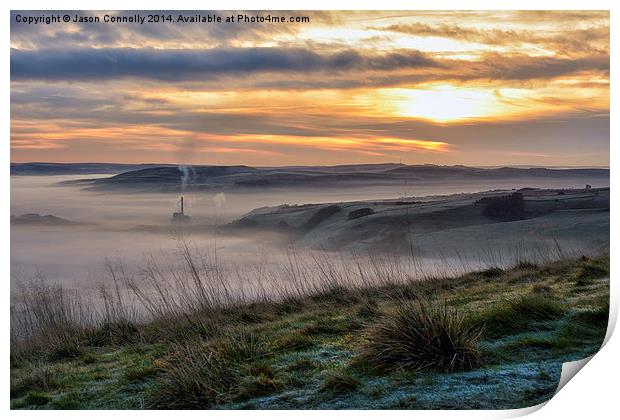  Sunrise Over Hope Valley Print by Jason Connolly