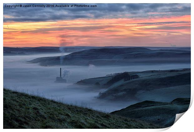  Hope Valley Sunrise Print by Jason Connolly