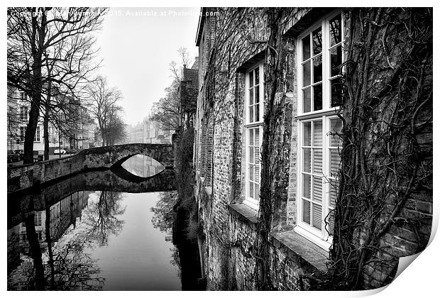  Bruges, Belgium Print by Jason Connolly