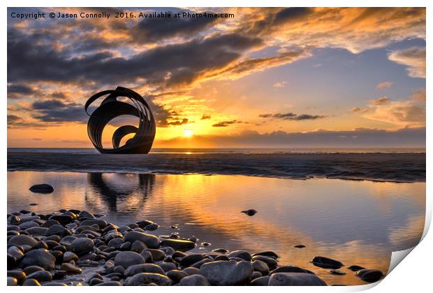 Mary's Shell, Cleveleys Print by Jason Connolly