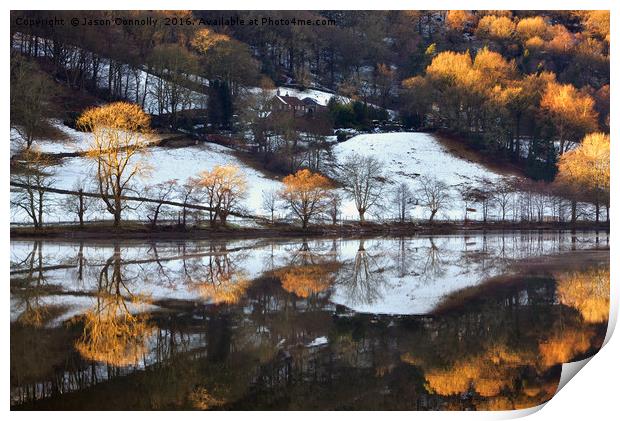 Grasmere Reflections Print by Jason Connolly