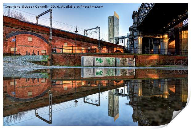 Castlefield, Manchester Print by Jason Connolly