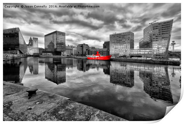 Canning Dock, Liverpool Print by Jason Connolly