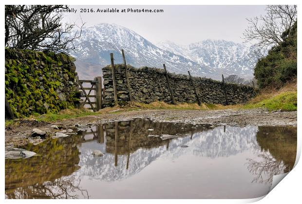 Little Langdale Reflections Print by Jason Connolly