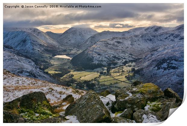 Patterdale Valley Print by Jason Connolly