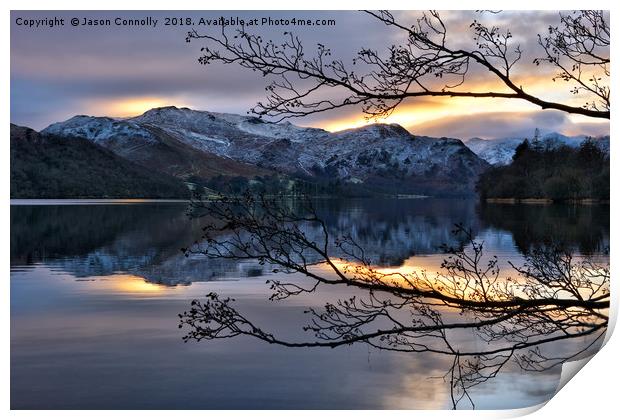 Ullswater Sunset Print by Jason Connolly