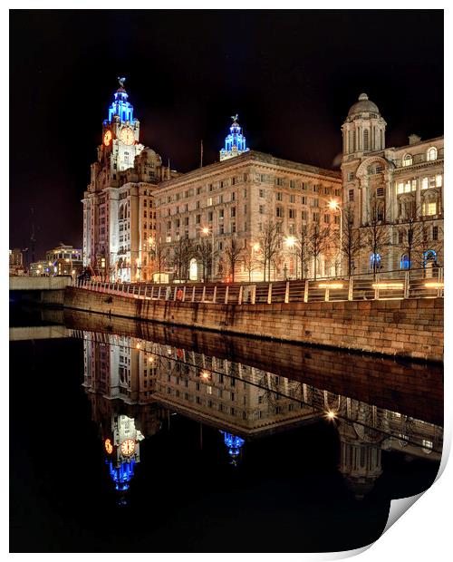 The Three Graces Print by Jason Connolly