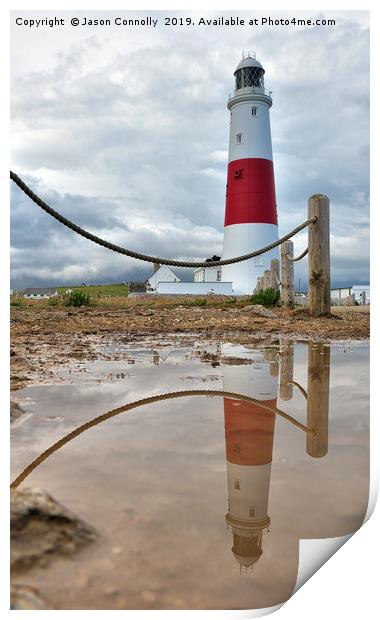 Portland Bill Reflections Print by Jason Connolly