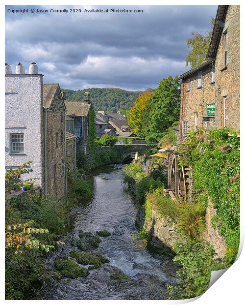 Stock Ghyll, Ambleside. Print by Jason Connolly