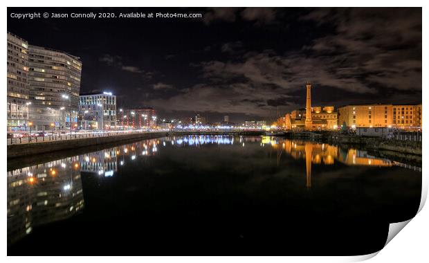 Liverpool Reflections. Print by Jason Connolly