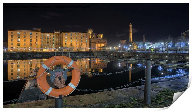 City Of Liverpool Reflections. Print by Jason Connolly