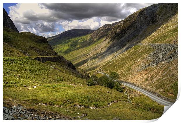 Honister Pass Print by Tom Gomez