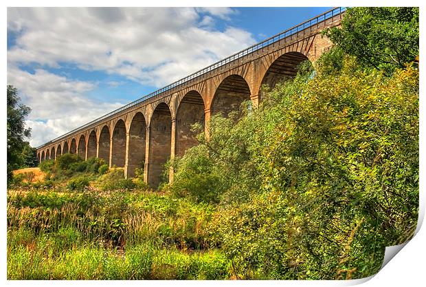 Viaduct over the Avon Valley Print by Tom Gomez