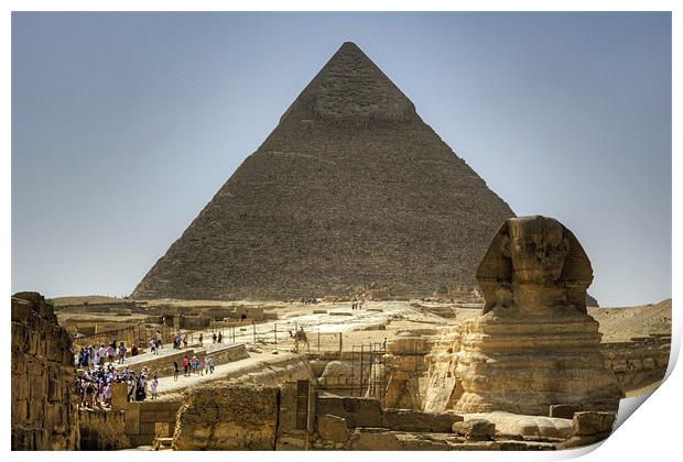 The wonders of Egypt Print by Tom Gomez