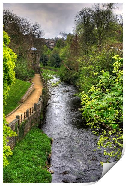 Water of Leith Walkway Print by Tom Gomez