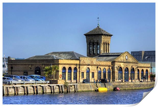Prince of Wales Pumping Station Print by Tom Gomez
