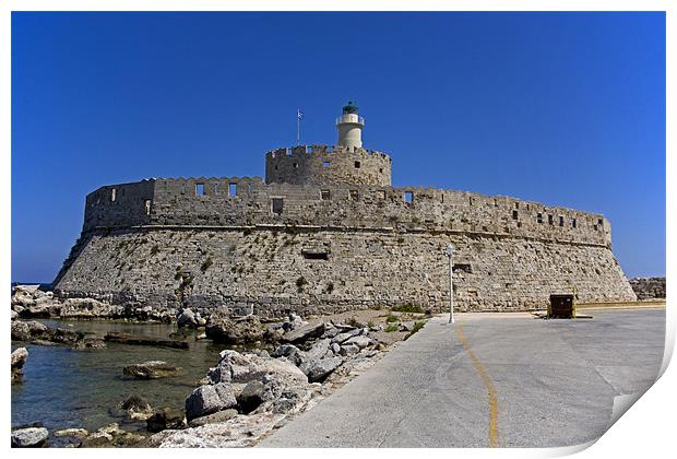 St Nicholas Fortress Print by Tom Gomez