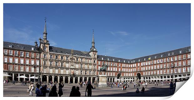 Plaza Mayor, Madrid Print by Tom Gomez