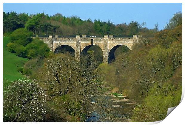 Linns Mill Aqueduct II Print by Tom Gomez