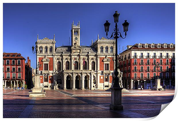 Valladolid Town Hall Print by Tom Gomez
