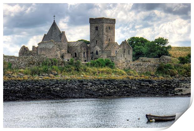 The Abbey at Inchcolm Print by Tom Gomez