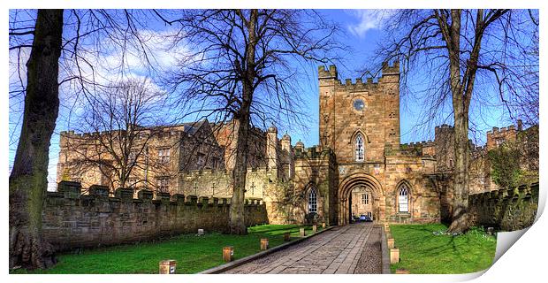 Durham Castle Gate Print by Tom Gomez