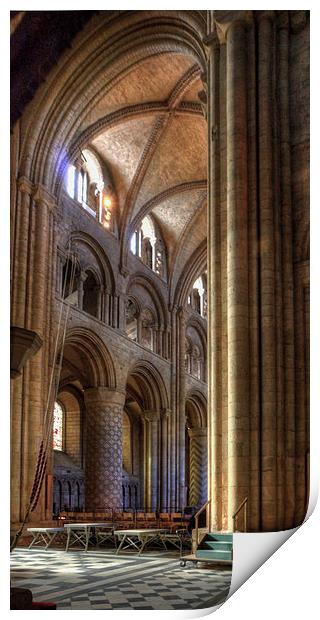 Durham Cathedral Arch Print by Tom Gomez