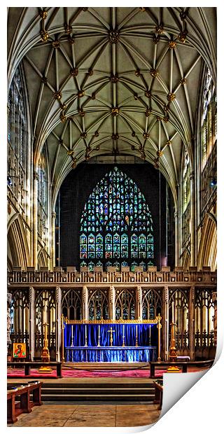 York Minster Quire Print by Tom Gomez