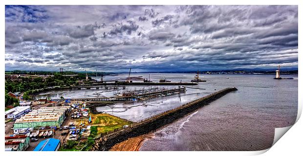 New Forth Crossing - 18 May 2014 Print by Tom Gomez