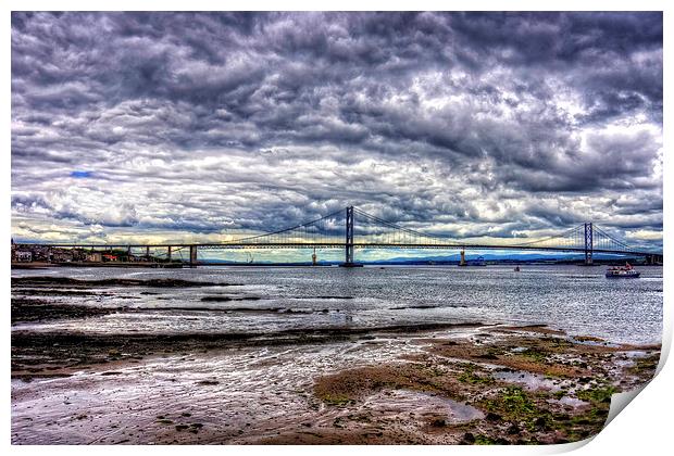 Clouds over the Bridge Print by Tom Gomez