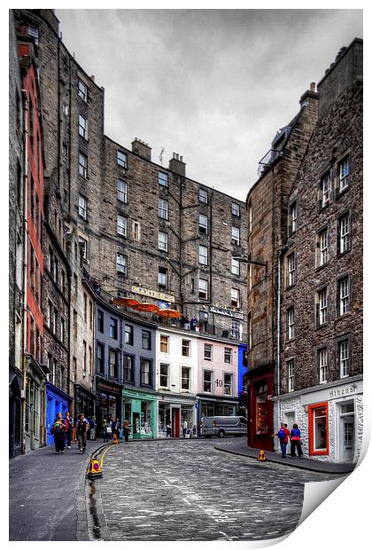 Looking up West Bow Print by Tom Gomez