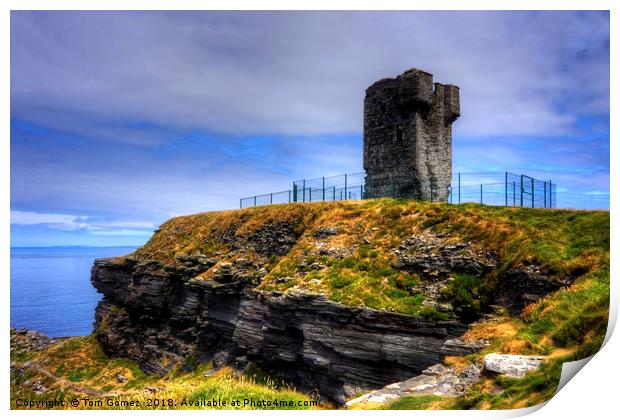 Moher Tower Print by Tom Gomez