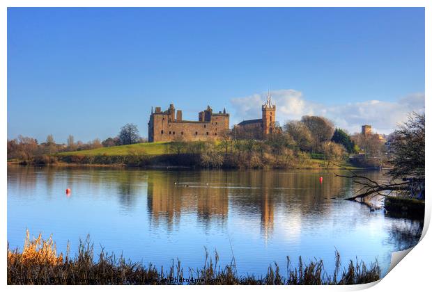 Linlithgow Loch View Print by Tom Gomez