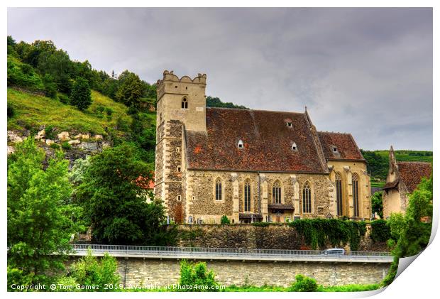 Wehrkirche St. Michael Print by Tom Gomez